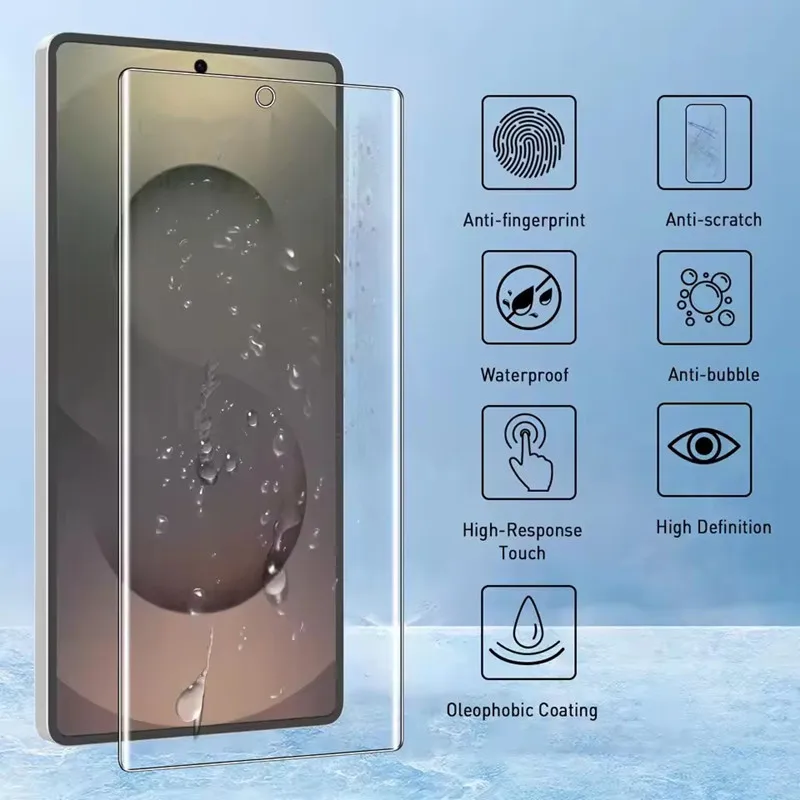 Película de hidrogel de 5 uds para Samsung Galaxy S21 S22 S20 S23 S24 S25 Ultra S10 S9 Plus FE Protector de pantalla para Samsung Note 20 10 Plus - imagen 3