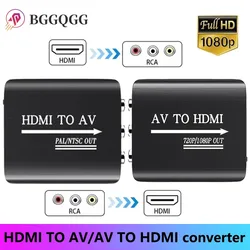 Conversor RCA a HDMI 1080p NTSC PAL – Adapter AV Composite