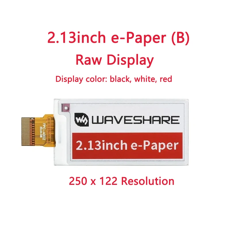 2.13 e-paper(B) Raw