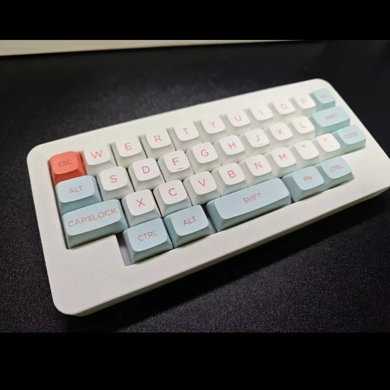 Teclado menor de modo único RGB con diseño QAZ, Kit intercambiable en caliente, Firmware QMK, Vial personalizado, teclado tipo c de 36 teclas, compatible con teclas Macro - imagen 4