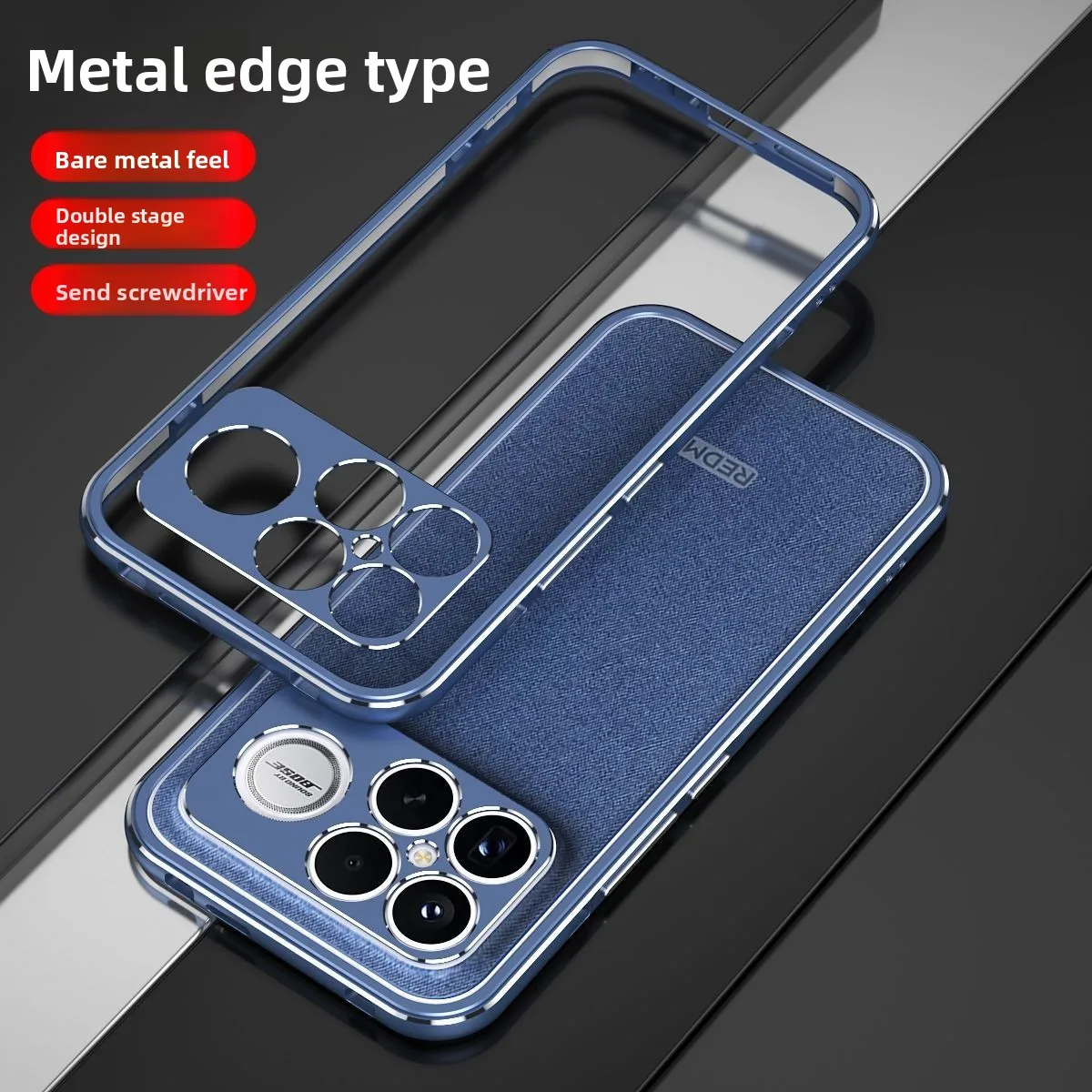 Für Xiaomi POCO F8 Ultra Hülle Deluxe Metallrahmen Linsenschutzhülle, stoßfester Stoßstange für Redmi K90 Pro Max Funda