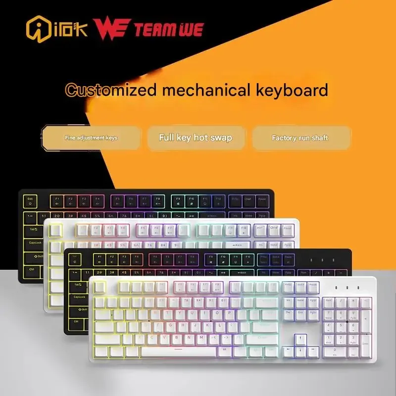 IROK FE87 interruptor magnético Gaming E-sport Teclado mecánico inalámbrico RGB batería larga personalizado intercambio en caliente accesorios de PC para juegos - imagen 2
