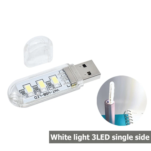 3 LEDS white