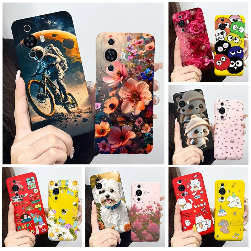 Para Huawei Nova 12s funda de silicona suave TPU lindo Panda astronauta cubierta para Huawei Nova 11 Pro Ultra Nova12S FOA-LX9 Coque Fundas - imagen 2