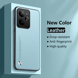 Funda de cuero para OPPO Realme Neo7 Turbo 5G, fibra de carbono, silicona mate, dura, a prueba de golpes, funda completa para teléfono RealmeNeo7Turbo