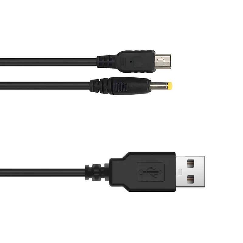 Cargador USB 2 en 1 para consola de juegos PSP 1000 2000 3000 Cable de datos USB + Cable cargador accesorio de juego - imagen 4