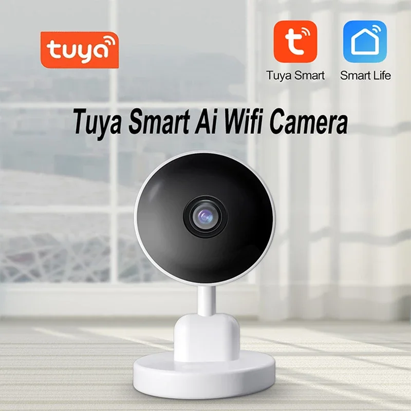 Tuya-cámara de seguridad inteligente de 3MP para interiores, Monitor de bebé, detección de movimiento, Audio bidireccional, visión nocturna, almacenamiento en la nube - imagen 5