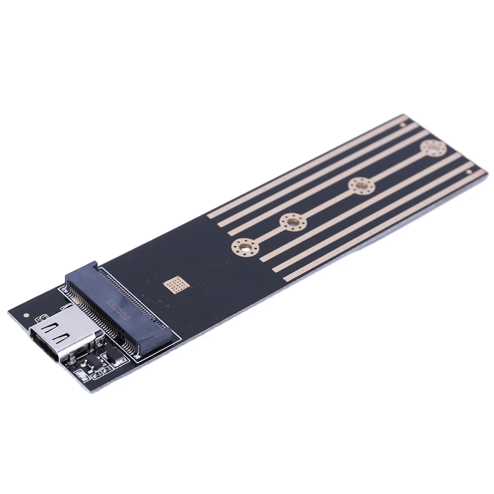 Placa elevadora M.2 a USB 3,1 tipo C, adaptador convertidor de 10Gbps y 6Gbps SATA/NVME SSD a USB 3,1 tipo C para SSD 2230 2240 2260 2280 M2