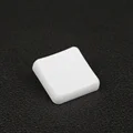 5pcs white 1U PBT