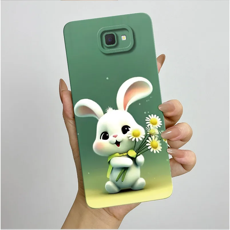 Carcasa a prueba de golpes para Samsung Galaxy J7 Prime 2 G611F/DS J7Prime, funda trasera de silicona suave con patrón de flores y mariposas bonitas - imagen 3