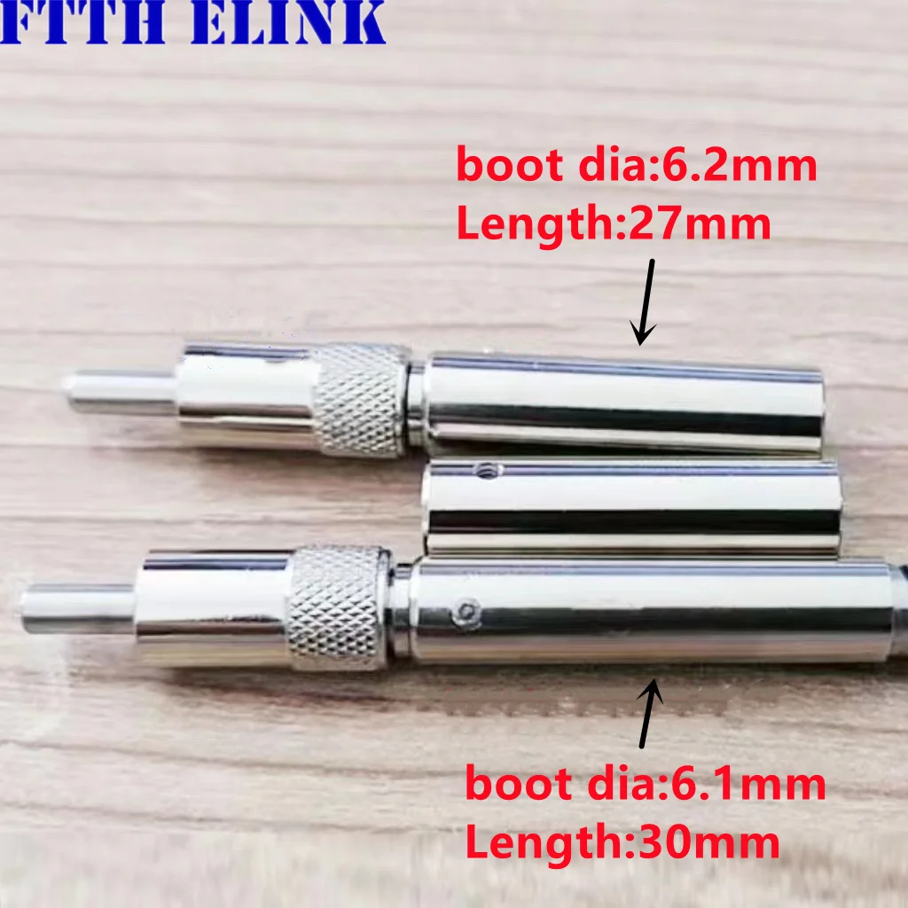 Casquillo de acero inoxidable SMA905 estilo océano 440um 630um kits de conectores de fibra óptica conector de puente de tuerca larga envío gratis 10 Uds - imagen 3