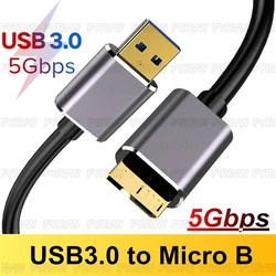 Cable USB Micro B 3.0 Samsung Disco Duro Externo SATA SSD HDD