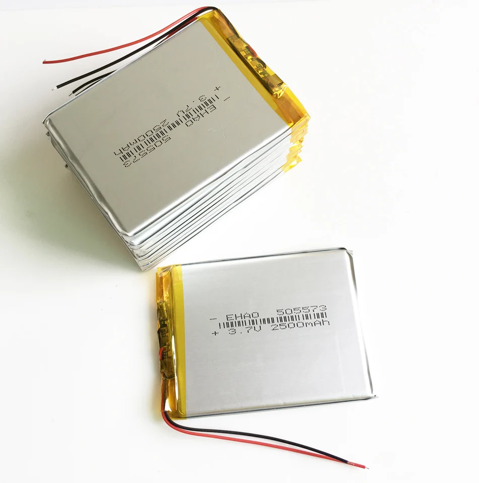 Batería de polímero de litio de 3,7 V y 2500mAh, batería recargable Lipo, acumulador de celdas para banco de energía, libro electrónico, tableta, PC y portátil 505573 - imagen 5
