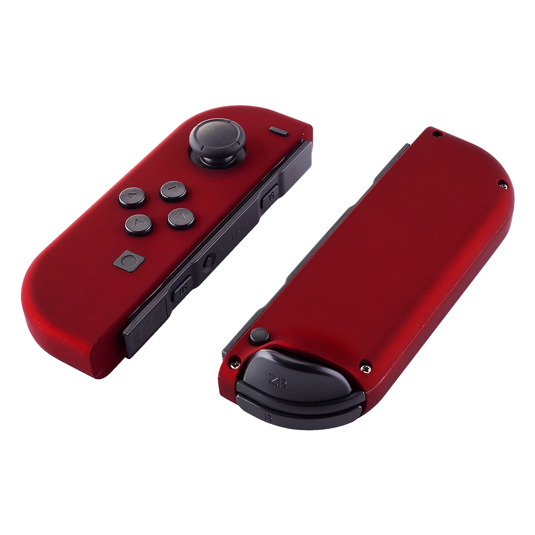 EXtremeRate-carcasa roja de repuesto para Nintendo Switch, carcasa personalizada de tacto suave con botones de juego completo, JoyCon OLED - imagen 3