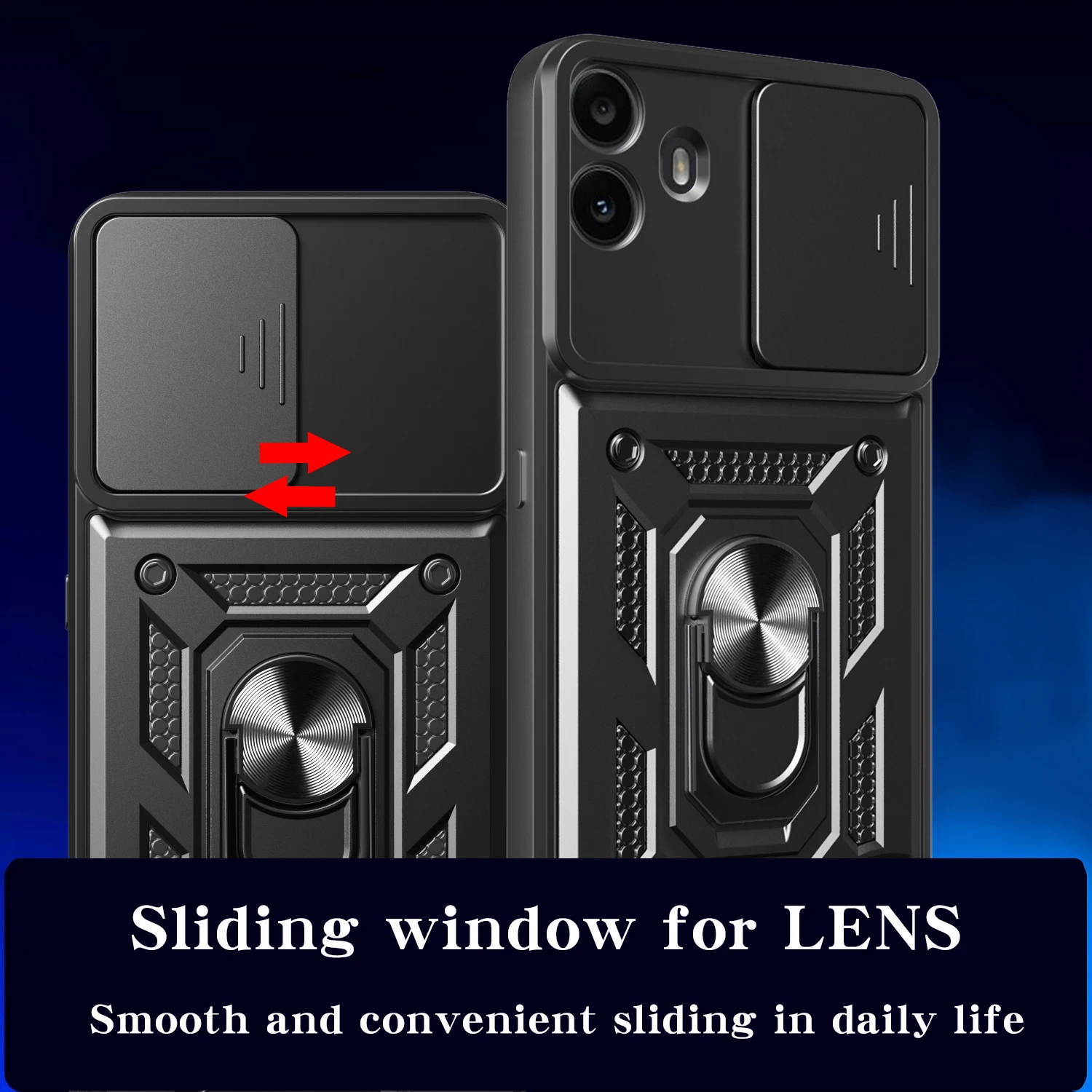 Soporte de armadura Funda para nada CMF teléfono 1/CMF teléfono 2 Pro Funda deslizante Cámara anillo de protección soporte a prueba de golpes contraportada Capa - imagen 3