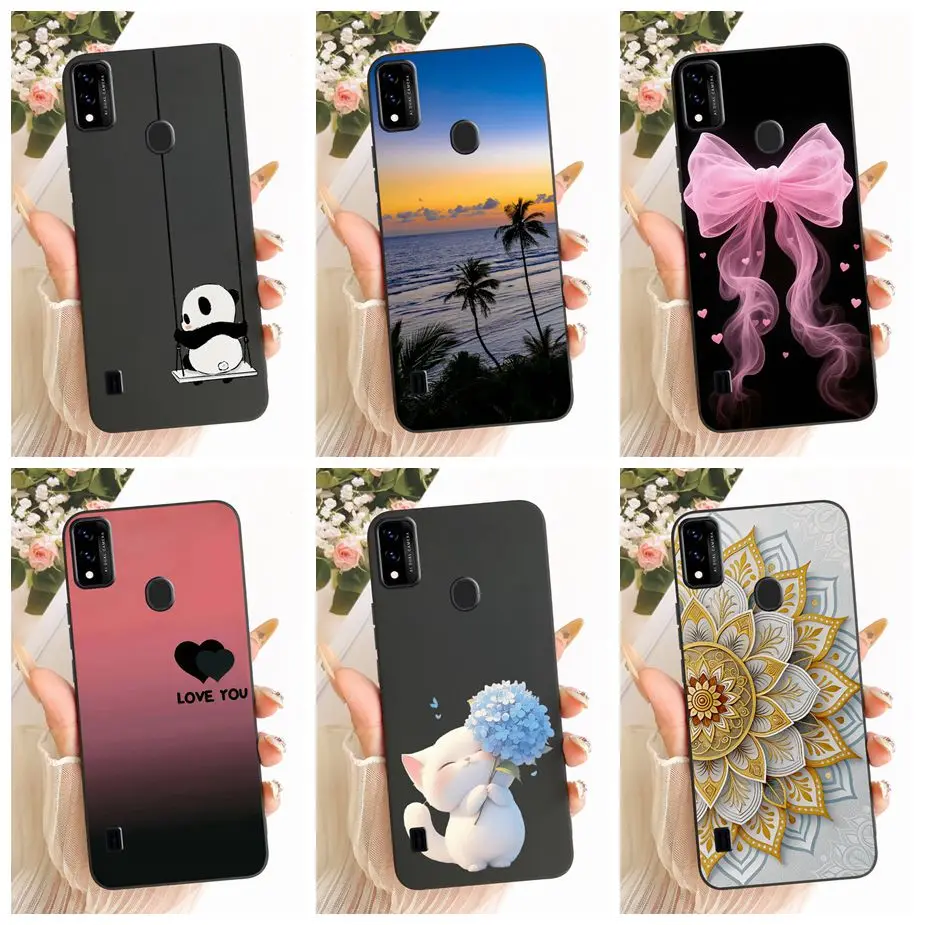 Para ZTE Blade A71 funda A7030 cubierta pintada de caramelo de lujo funda de teléfono suave de TPU para ZTE Blade A51 A 71 BladeA51 BladeA71 Fundas bolsas