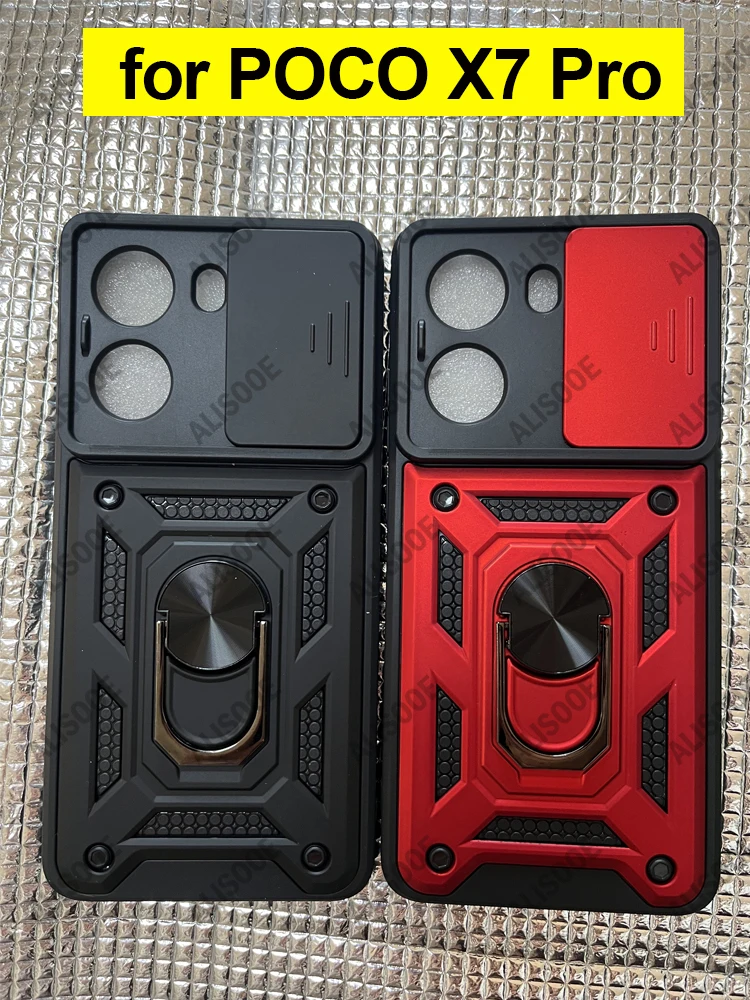 Para Xiaomi 14T Pro 13T POCO X7 Pro F6 X6 C65 Redmi 14C 13C Note 14 Pro Plus 5G 13 Funda protectora para cámara deslizante Funda - imagen 2