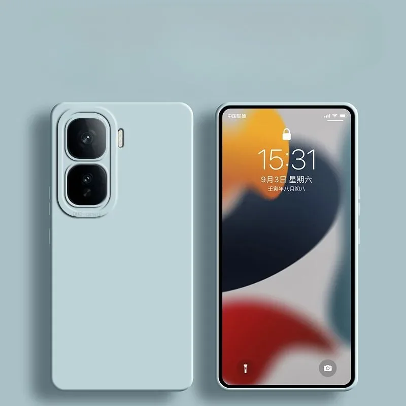 Para Vivo iQOO Neo 10 Pro funda de teléfono para iQOO Neo10 Neo10Pro contraportada cobertura completa carcasa suave de silicona líquida - imagen 3