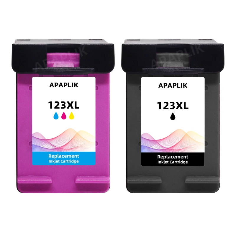 APAPLIK 123 para HP123 123XL cartucho de tinta para impresora HP DeskJet 1110 1111 1112 2130 2132 2134 Officejet 3830 3831 3832 3834 - imagen 2