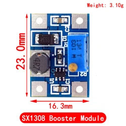 Módulo DC-DC MT3608 con entrada Micro USB y salida ajustable