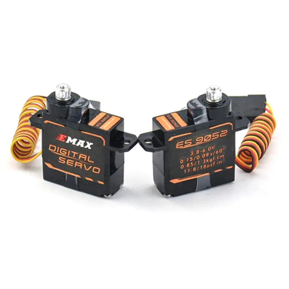 4 Uds EMAX ES9052MD Servo Digital de Metal 5,5g con engranajes para Dron de avión RC FPV - imagen 2