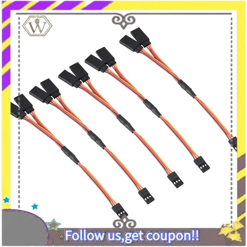 Nuevo 5 uds 150Mm Y tipo Cable de extensión de línea extendida Cable para Futaba Jr Y arnés Servo extensión - imagen 2