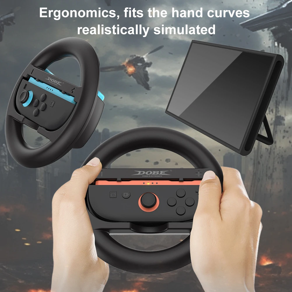 2 unids/set volantes de carreras para Switch 2 empuñaduras controlador soporte de mango para Nintendo para Switch 2 controlador Gamepad - imagen 3