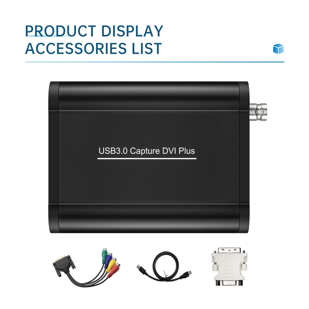 Unisheen-caja de captura de vídeo multipuerto, controlador gratuito sin retraso, transmisión de juegos, USB, 60FPS, SDI, HDMI, DVI, VGA, YPbPr, CVBS, Linux Grabber - imagen 3