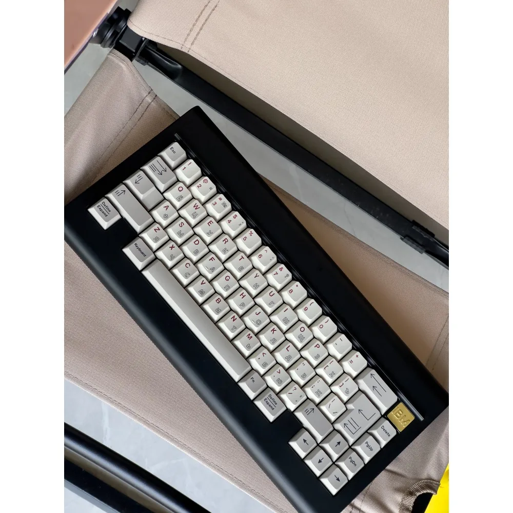 Teclas rusas huecas Retro 6085 perfil de cereza PBT 145 teclas accesorio de juego tallado frontal teclas ergonómicas teclado mecánico - imagen 3