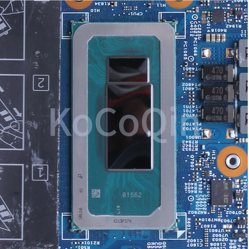 213100 -1 para la placa base del cuaderno Dell Inspiron 7648 SRLD6 i7-1260P GN18-S5-A1 MX550 2G 0FD3D2 placa base del ordenador portátil 100% probado - imagen 5