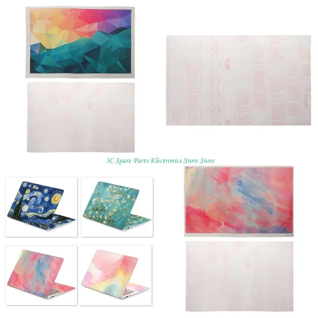 Sz Spaptop Skin Back Cover Sticker elegante para Notebook sin recorte Resgil