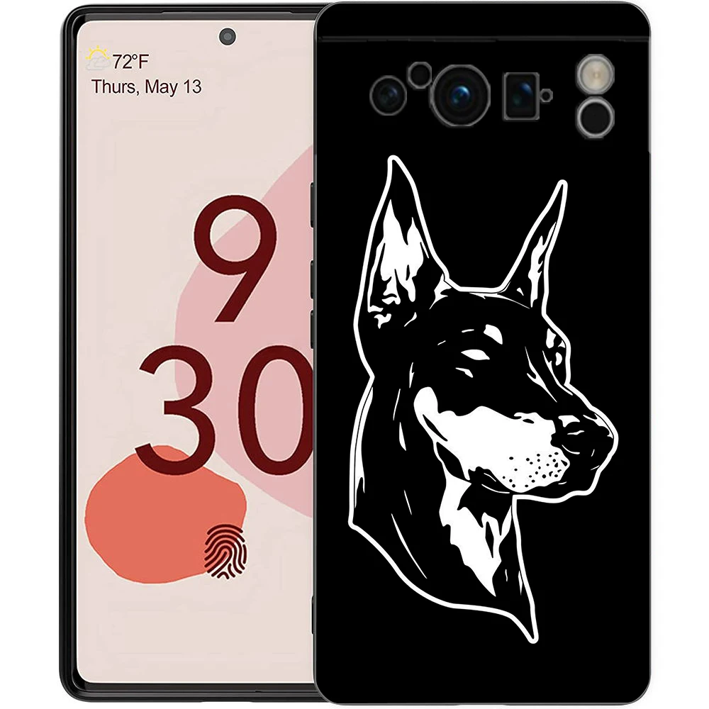 Pit Bull Lovely Pet Dog Pitbull Phone Case para Google Pixel 8 A 7 6 Pro Soft Shell para Pixel 6A Silicone Shockproof Black Cover - imagen 4