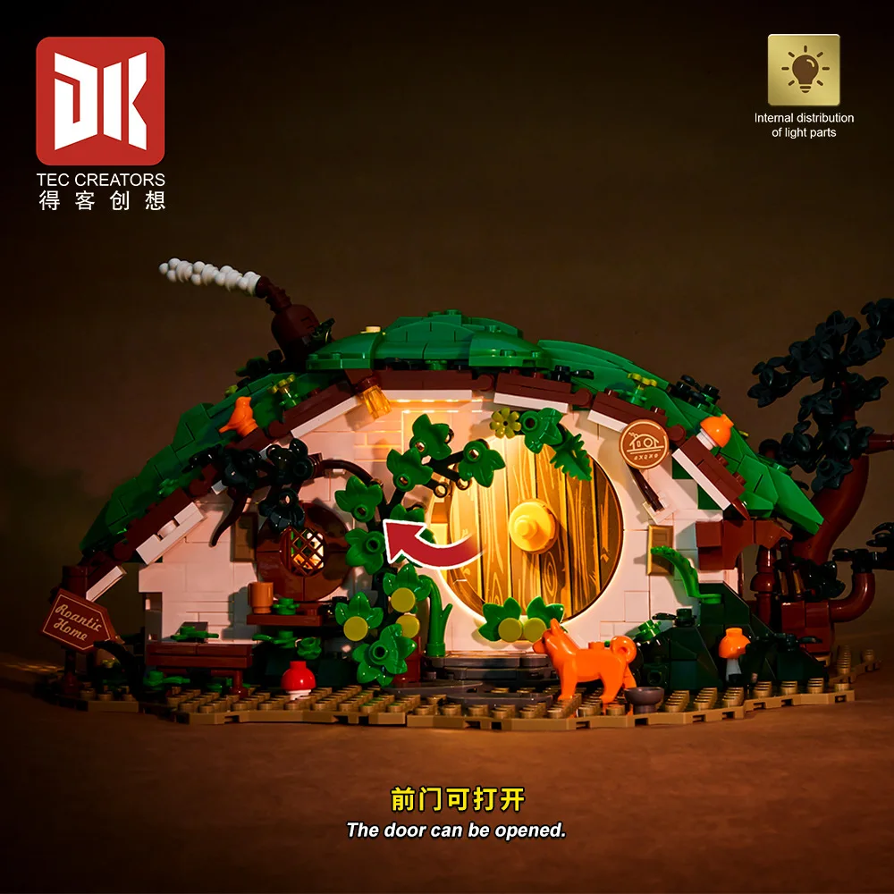 DK6031 enano hogar coleccionable modelo película de fantasía juguete de bloques de construcción niños adultos creativo cumpleaños regalo de Navidad (1088 piezas) - imagen 5