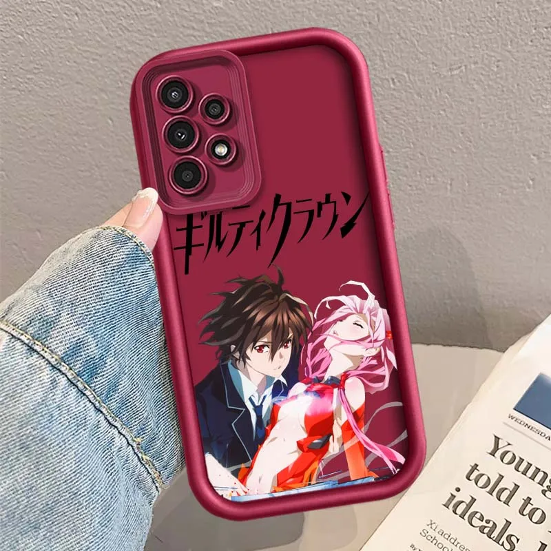 Funda con Logo de Anime Guilty Crown para Samsung Galaxy A04E A04 A04S A05 A06 A10S A11 A12 A13 A14 A15 A16, funda de teléfono con escalera ocular - imagen 4