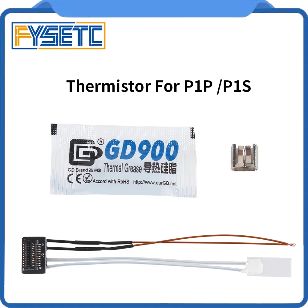 Para Bambu p1p/p1s cartucho termistor calentador de cerámica compatible con piezas de impresora 3d bambu