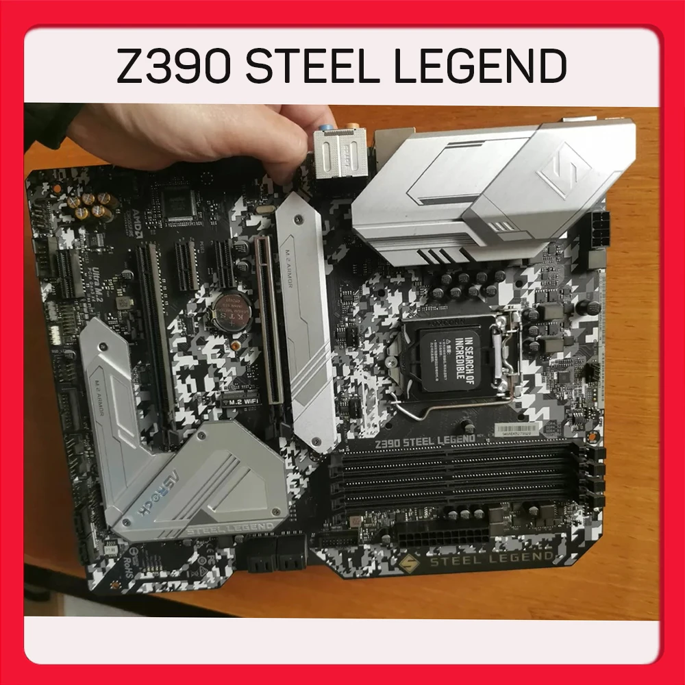 Placa base de alto rendimiento Z390 STEEL LEGEND