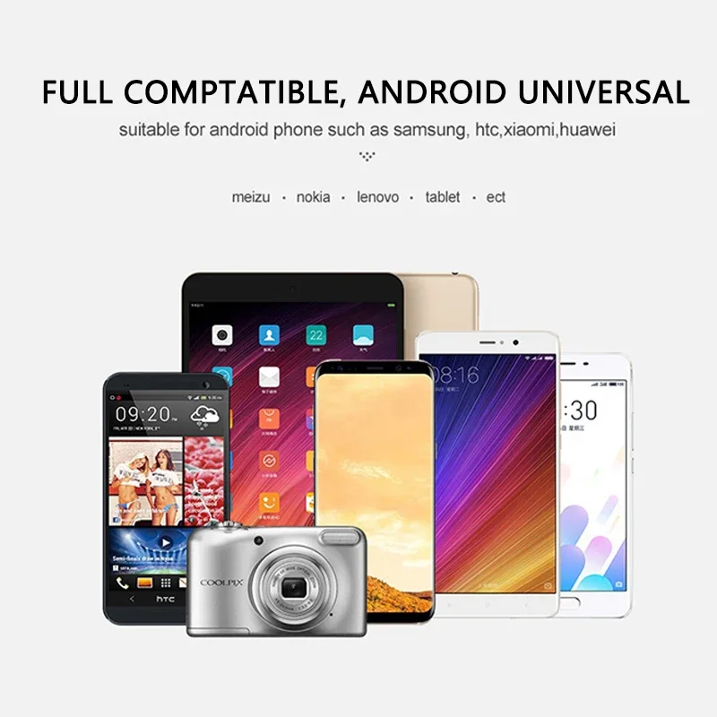 Cable de alimentación Micro USB de carga rápida macho a macho de alta calidad para Samsung Huawei Xiaomi LG Andriod Cables de teléfono móvil Micro usb - imagen 3