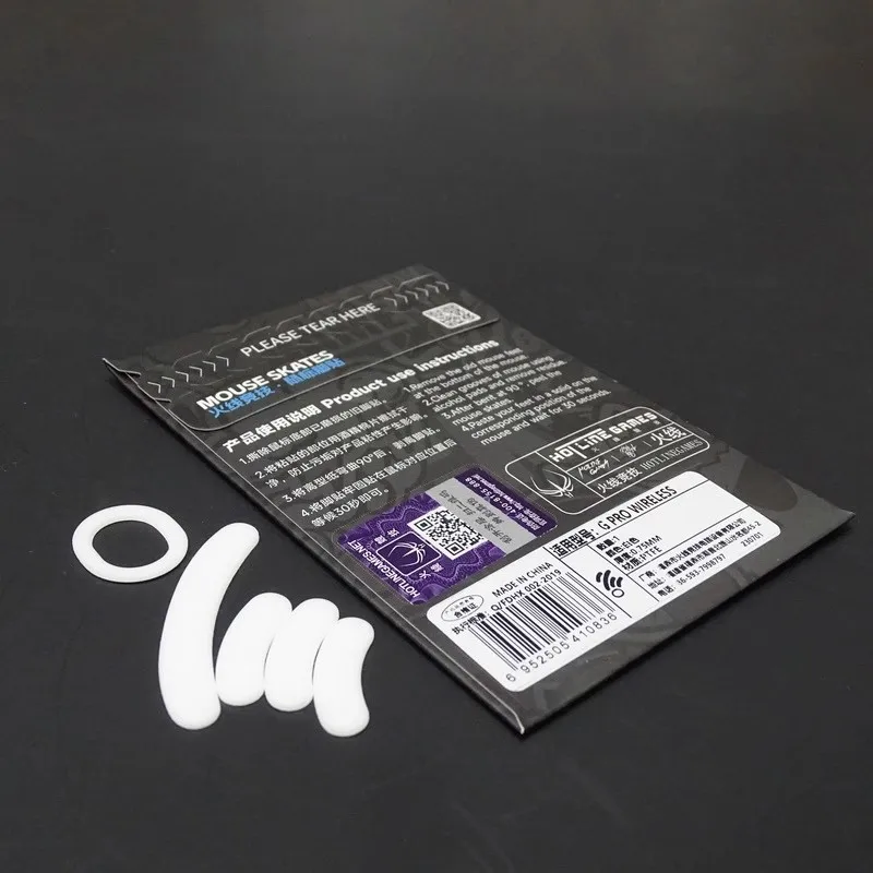 1 paquete de patines de ratón de hielo para juegos Hotline para Logitech G Pro inalámbrico GPro X Superlight 1 2 DEX GPX Arc Design ratones de PTFE deslizan los pies - imagen 3