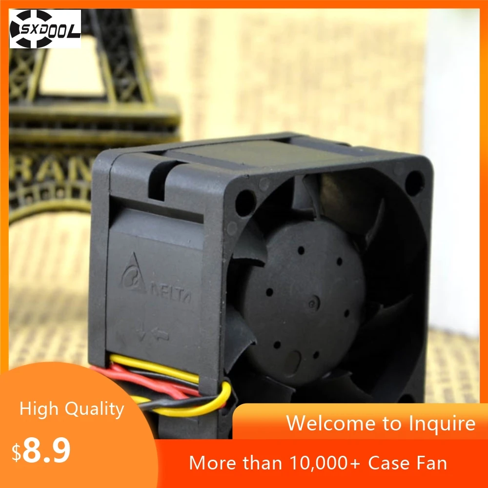 para Delta TBB0412EHN 40mm 12V ventilador PWM de 4 cables, alto flujo de aire 0.87A para refrigeración de servidor de refuerzo de coche RC - imagen 5