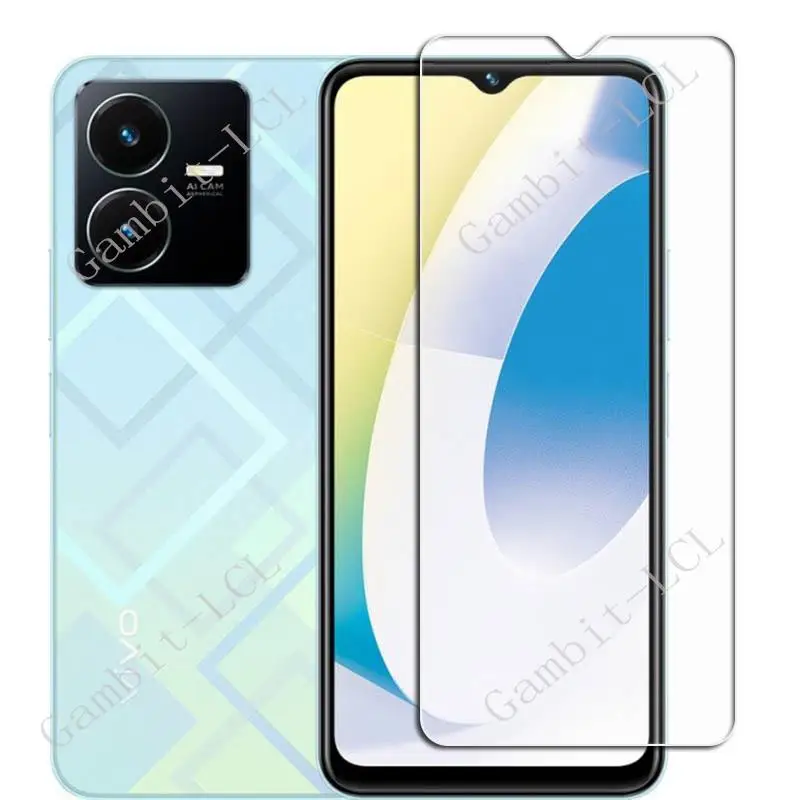 3 uds para Vivo Y20s Y20G Y20T Y20a Y21 Y21s Y21A Y21G Y21e Y22 Y22s Y30 5G Y30g Y31 película protectora de pantalla de vidrio templado - imagen 2