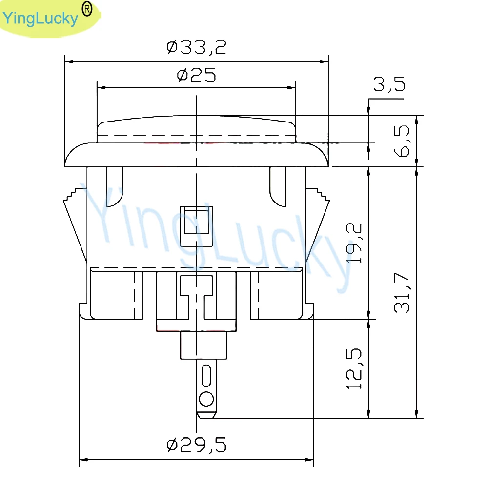 1 Uds. Botón sanwa Original OBSF 30 obsf24 botón de arcade 24mm 30mm interruptor Nintendo MAME raspberry pi botones de repuesto - imagen 4