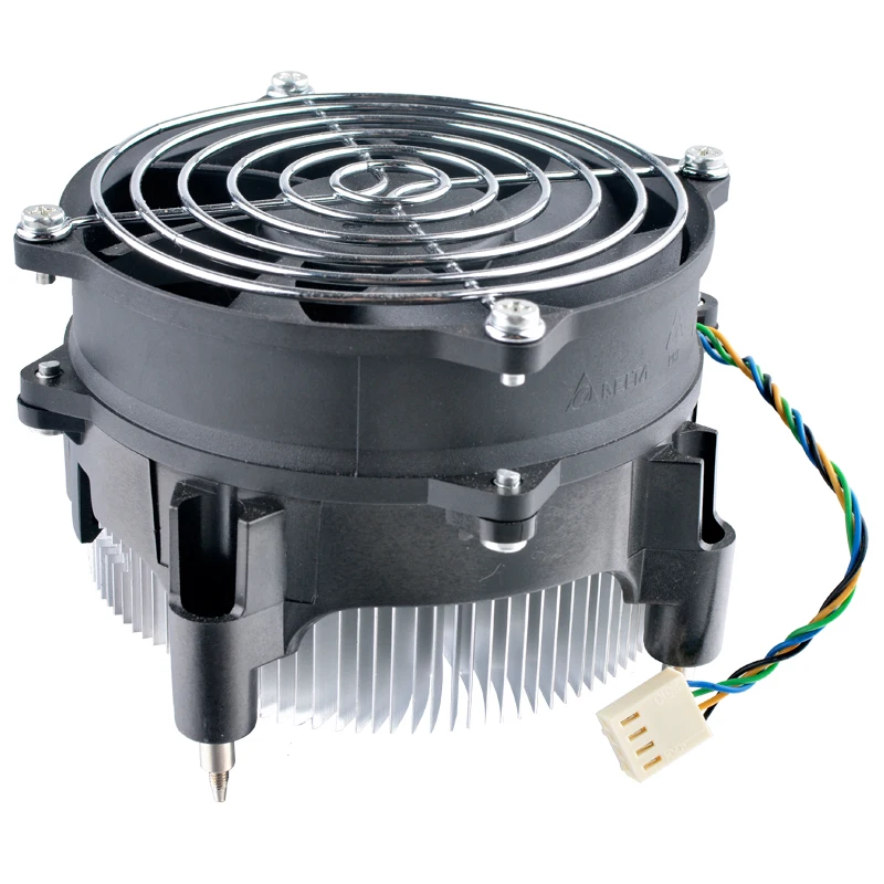 AFB0912VH Ventilador de enfriamiento de núcleo de cobre 92 mm 80 mm DC12V 0.60A 4 pines 5000 RPM Disipación de calor de aleta de aluminio para CPU de 775 pines