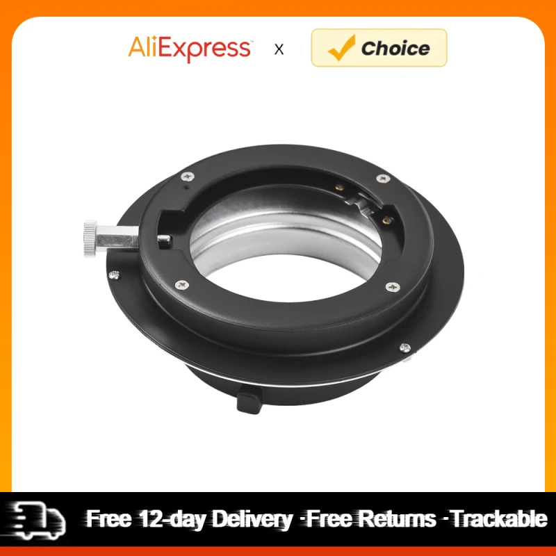 Convertidor de adaptador Speedring de Metal para montaje Bowens a montaje Broncolor, accesorio de Softbox de luz de fotografía, adaptador Speedring