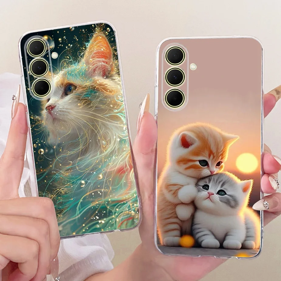 Para Samsung Galaxy A37 5G funda SM-A376B funda pintada de flores de lujo funda de teléfono delgada suave para Samsung A37 A 57 Galaxy A57 5G bolsas - imagen 2