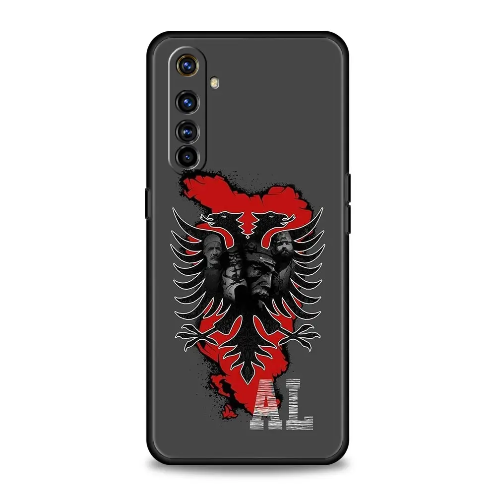 Funda de teléfono con bandera de Albania y Albania para Realme 13 12 11 10 4G 9 8 5G 7 GT5 GT3 GT2 Pro Plus C21 C11 C25 C35 GT Neo 2 3 3T 5 - imagen 2