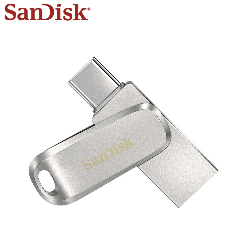 Sandisk USB 3,2 Mini U Disk Pen drive unidad Flash de Metal de alta velocidad 32GB 64GB 128GB tipo C OTG 400MB/S Memory Stick 256GB 512GB - imagen 5