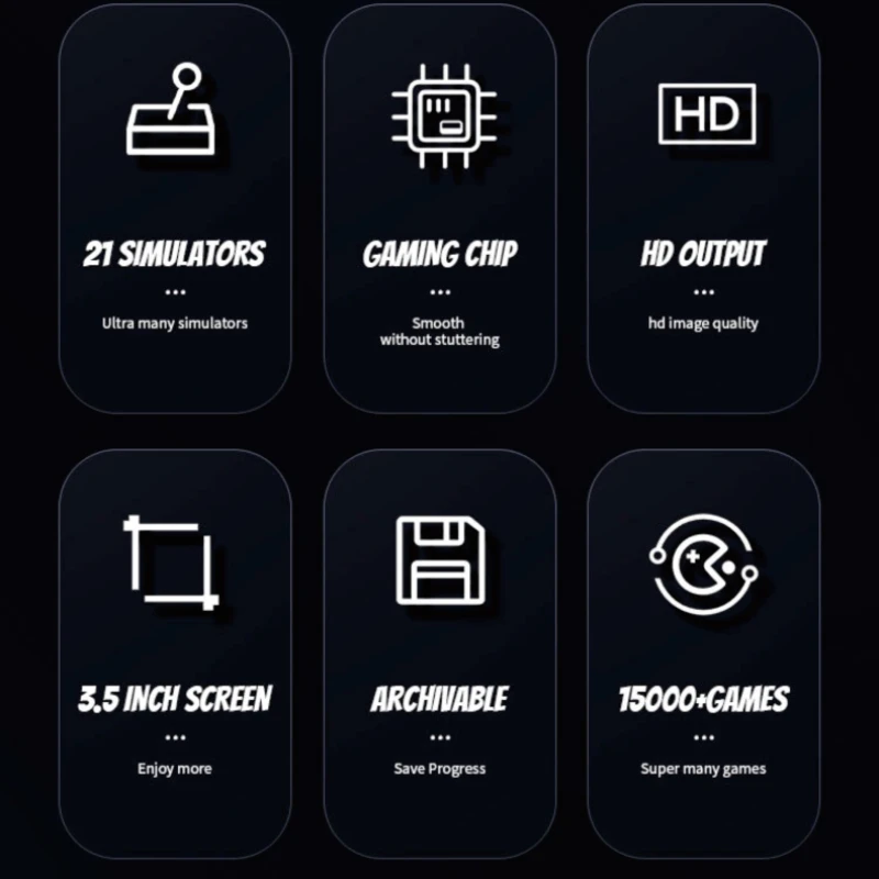 Consola de juegos portátil de 256G, más de 70000 juegos, Arcade Retro R36S, pantalla IPS portátil de 3,5 pulgadas para PSP PS1 N64, regalos de Navidad para niños - imagen 5