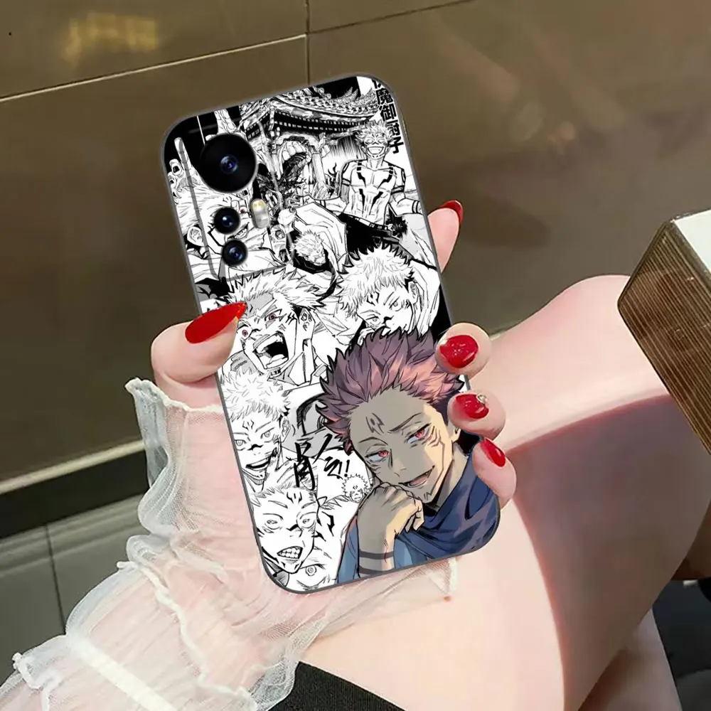 J-Jujutsu Kaisen Gojo Satoru funda de teléfono con foto personalizada para Xiaomi 11 11T 12 12T 13 14T 15 POCO F5 F6 F7 X3 X5 M4 M5 M6 M7 - imagen 4