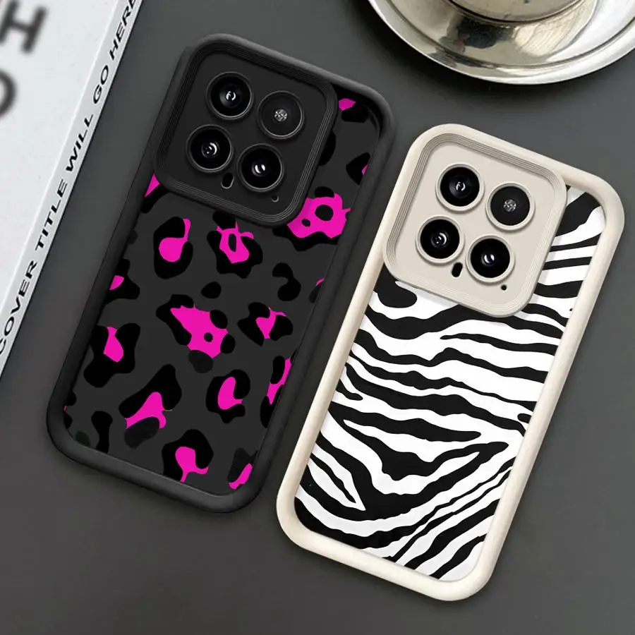 Funda de teléfono con estampado de leopardo para Xiaomi Redmi Note 11 14 Pro 5G 12S 11S 12 13 11 Pro Plus 10S 10 Pro 4G Capa Coque
