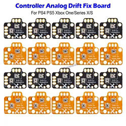 10 Uds Gamepad Joystick Placa de reparación de deriva controlador analógico Thumb Stick Drift Fix Mod para PS4 PS5 Xbox One/serie X/S reparación Par